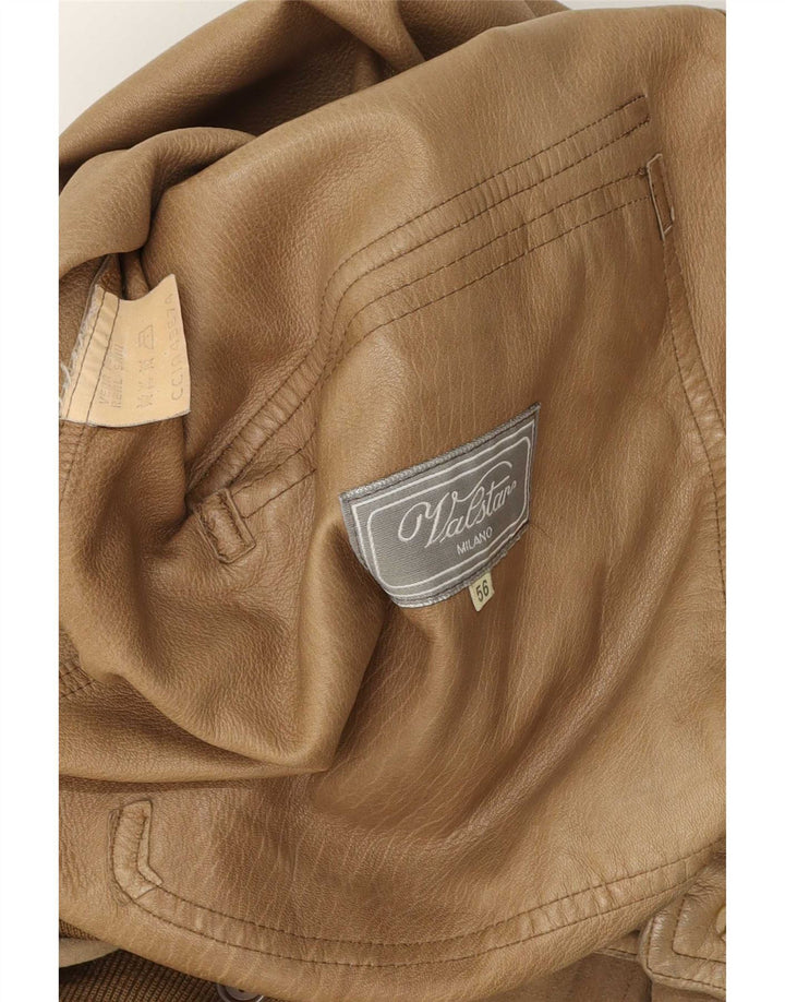 Valstar Veste en cuir pour homme IT 56 3XL Marron
