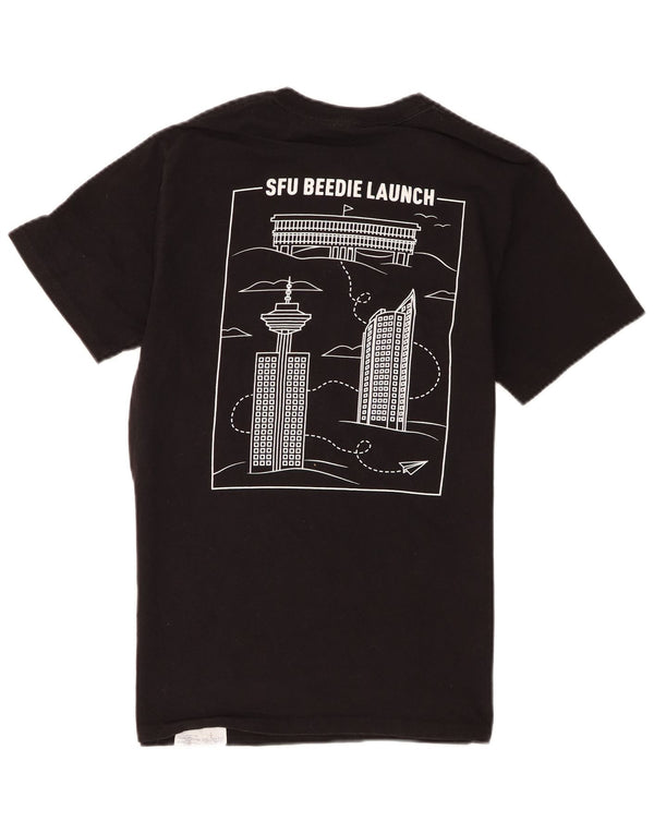 Champion Hommes SFU Beedie Launch T-Shirt Graphique Haut Petit Coton Noir
