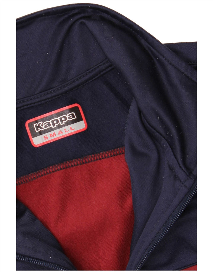 Kappa Veste de survêtement pour homme Small Bleu marine Colourblock