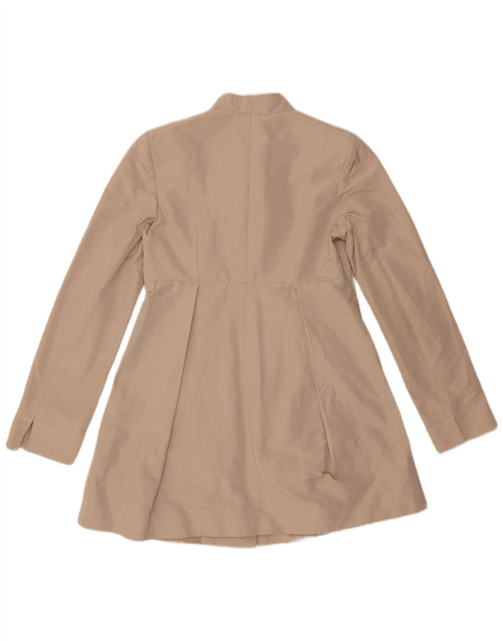 Pinko Veste blazer longue pour femme UK 14 Large Beige Polyester
