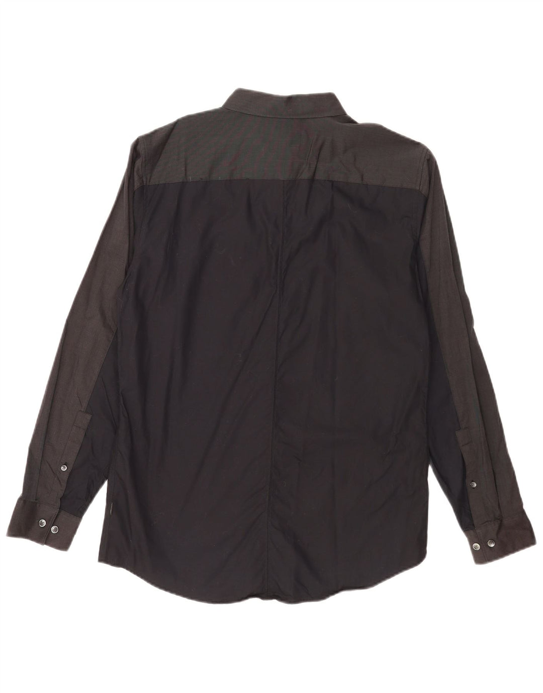 Calvin Klein Chemise Slim Fit Homme Noir Moyen Colorblock Coton