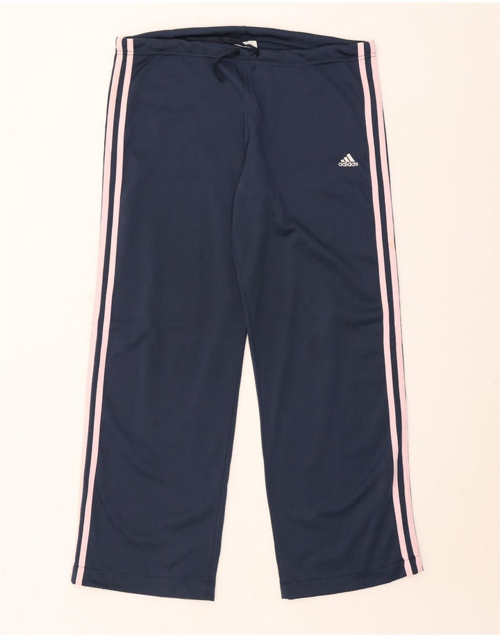 Adidas Pantalon de survêtement pour homme Large Bleu marine Polyester