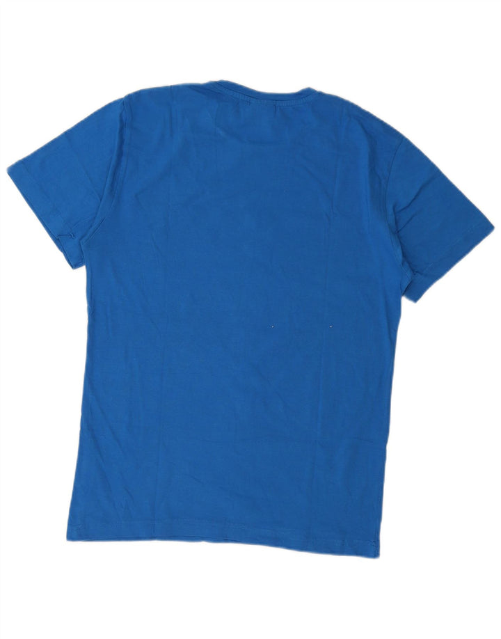 Lotto T-Shirt Graphique Homme Bleu Moyen Coton