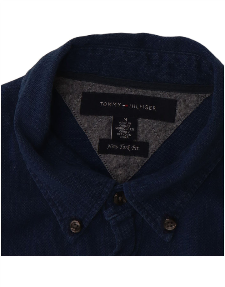 TOMMY HILFIGER Chemise New York Fit Homme Bleu Moyen Coton