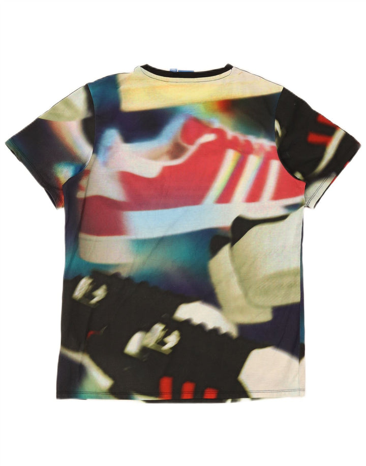 Adidas T-shirt graphique pour femme UK 8 Small Multicolore Polyester