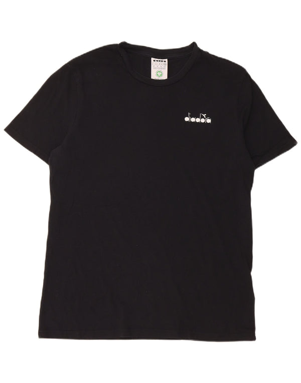 Diadora T-Shirt Homme Haut Large Noir Coton