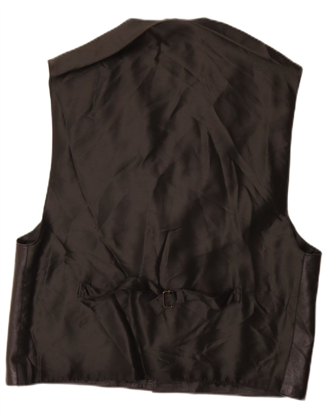 gilet en cuir homme vintage grand cuir noir