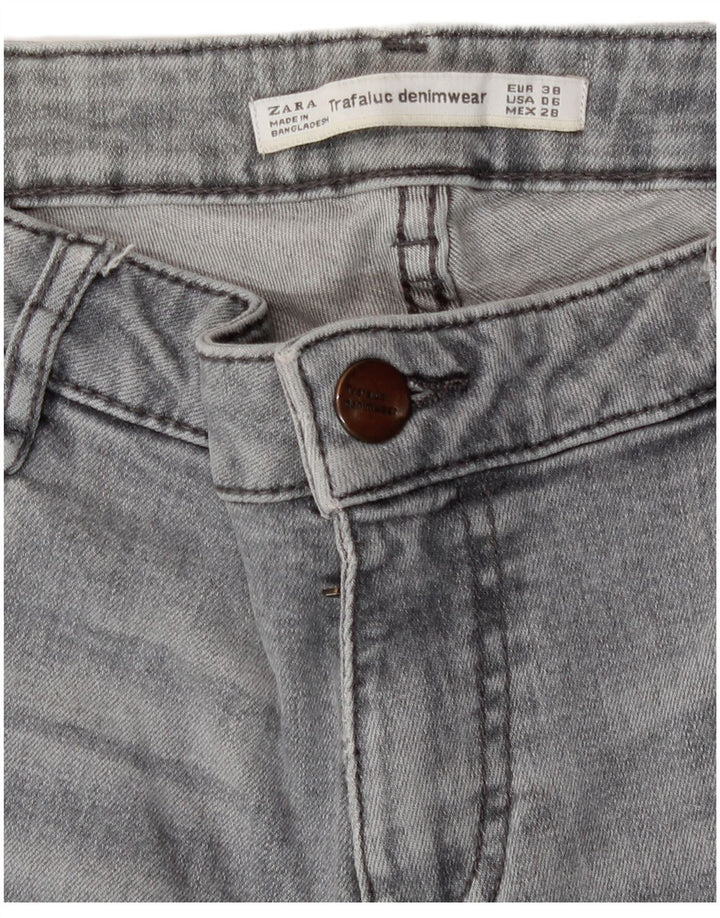 Zara Jean skinny femme EU 38 Small W28 L28 Gris