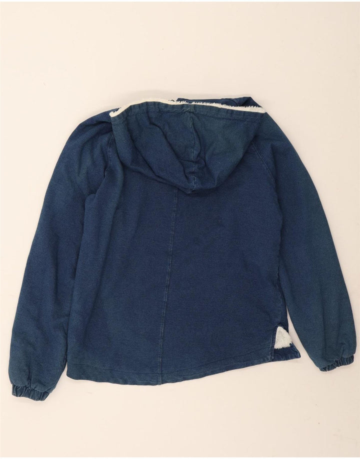 O'Neill Veste Sherpa en jean pour femme UK 16 Large Bleu Coton