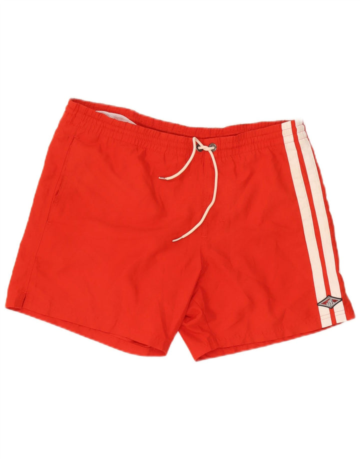 Bear Short de Bain Homme Rayé Rouge Moyen