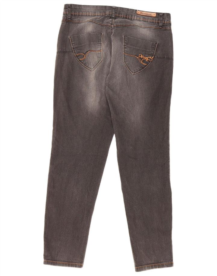 DESIGUAL Jean Slim W30 L26 Femme Gris