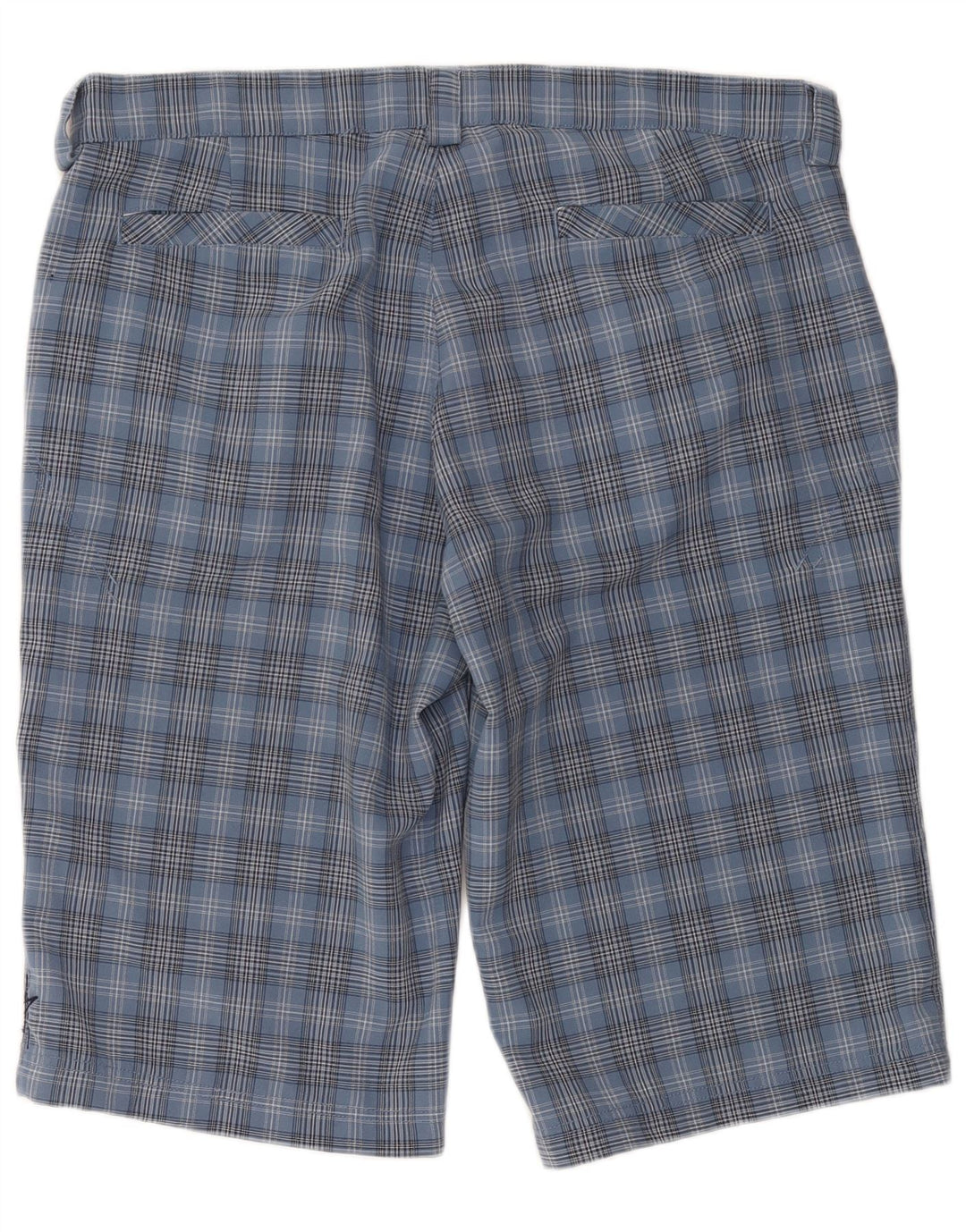 IGUANA Short Chino Homme W36 Grand Carreau Bleu Polyester