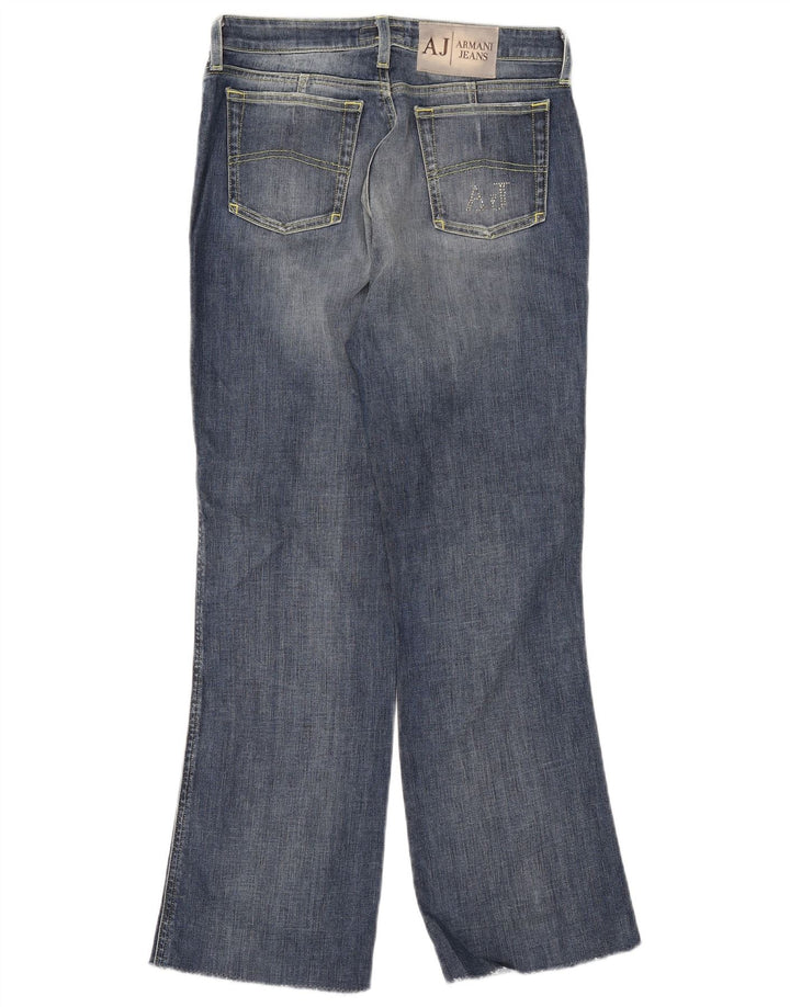 Armani Jeans Bootcut Femme W29 L30 Bleu Coton