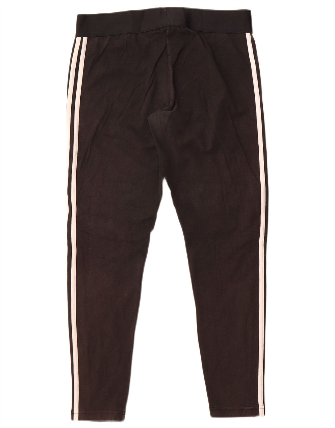 Adidas Leggings Femme UK 16/18 Large Noir Coton