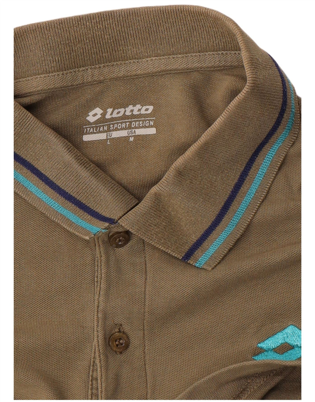 Lotto Polo Homme Kaki Moyen