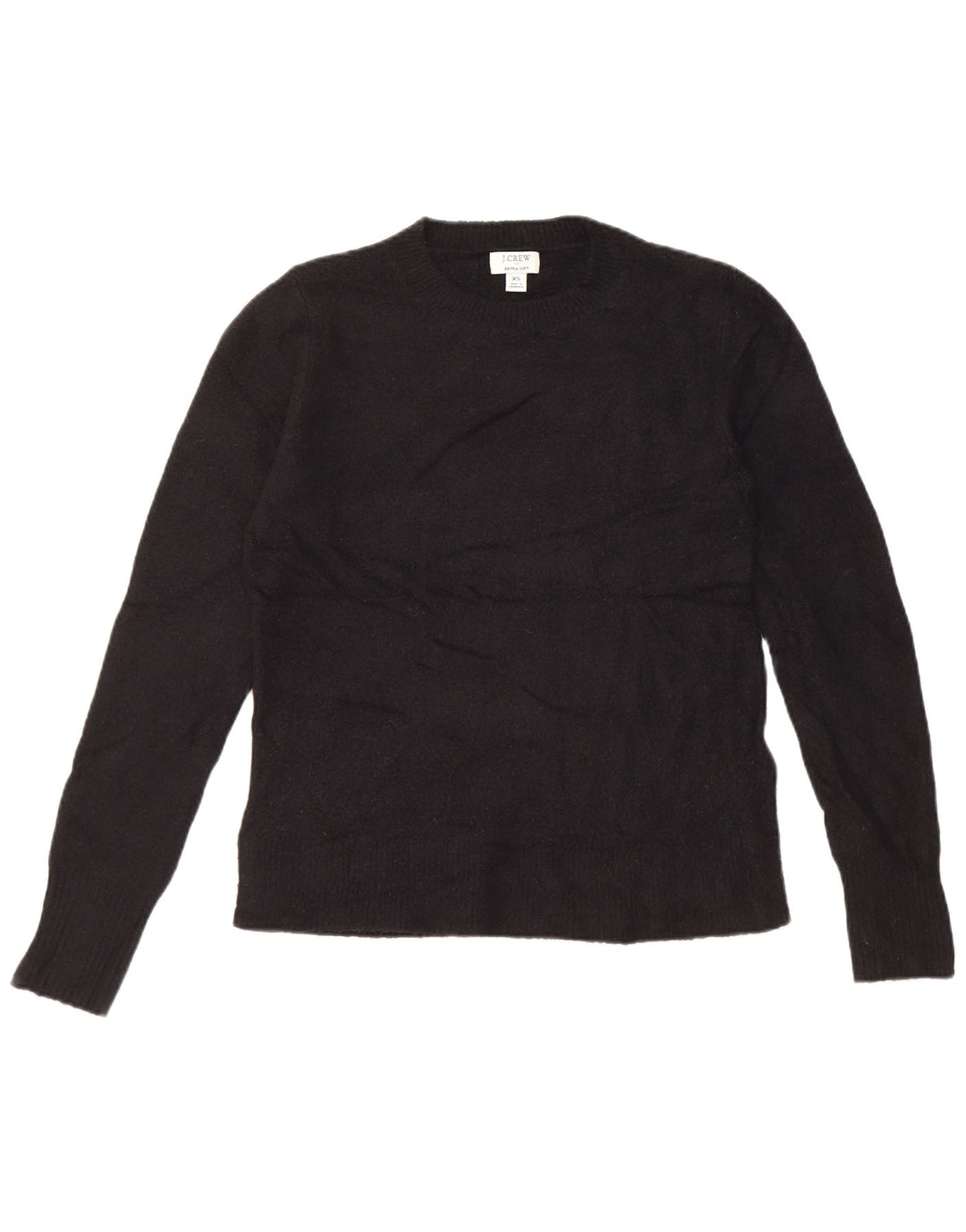 J. Crew Pull ras du cou pour femme XS Noir Acrylique