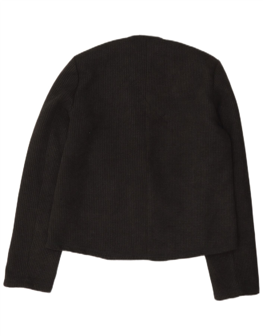 Zara Veste Blazer 3 Boutons Femme UK 10 Petit Noir