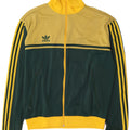 Adidas Veste de survêtement graphique pour homme Large Jaune Colorblock Polyamide