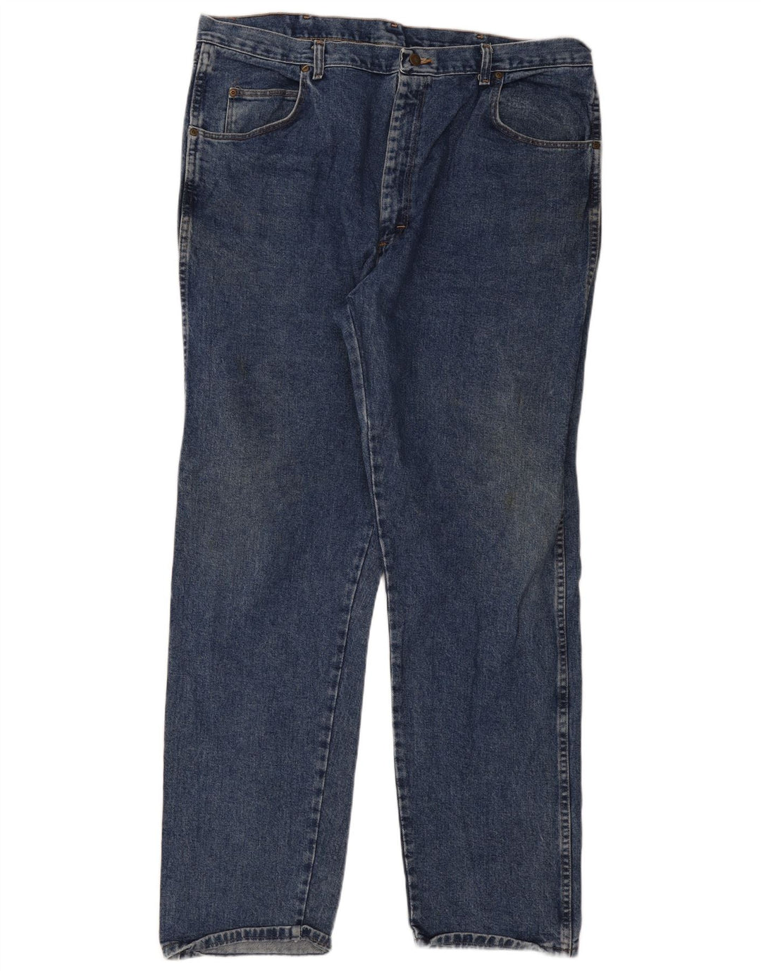Wrangler Jean droit homme W42 W34 bleu coton