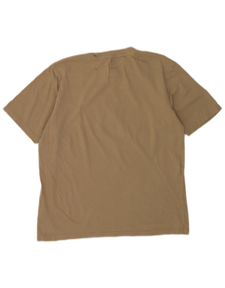 Dickies T-Shirt Graphique Homme Petit Beige Coton