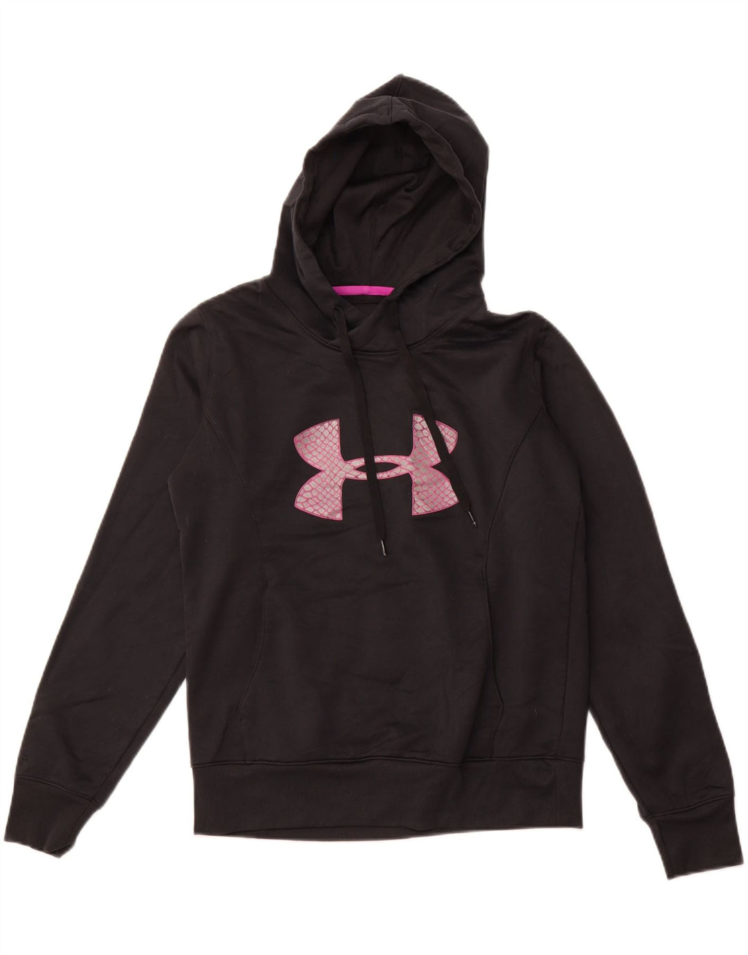 UNDER ARMOUR Pull à capuche Cold Gear Graphic pour femme UK 14 Noir moyen