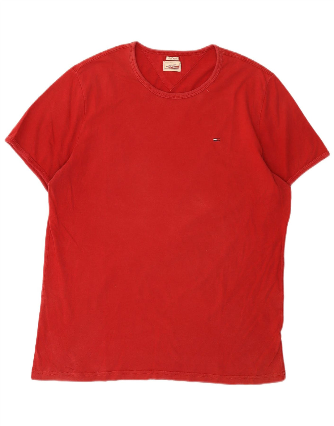Tommy Hilfiger T-Shirt Homme Haut XL Rouge