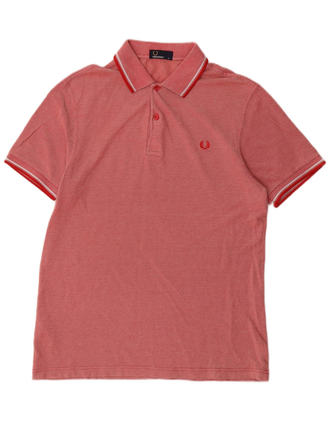 Fred Perry Polo Homme Rouge Moyen Coton