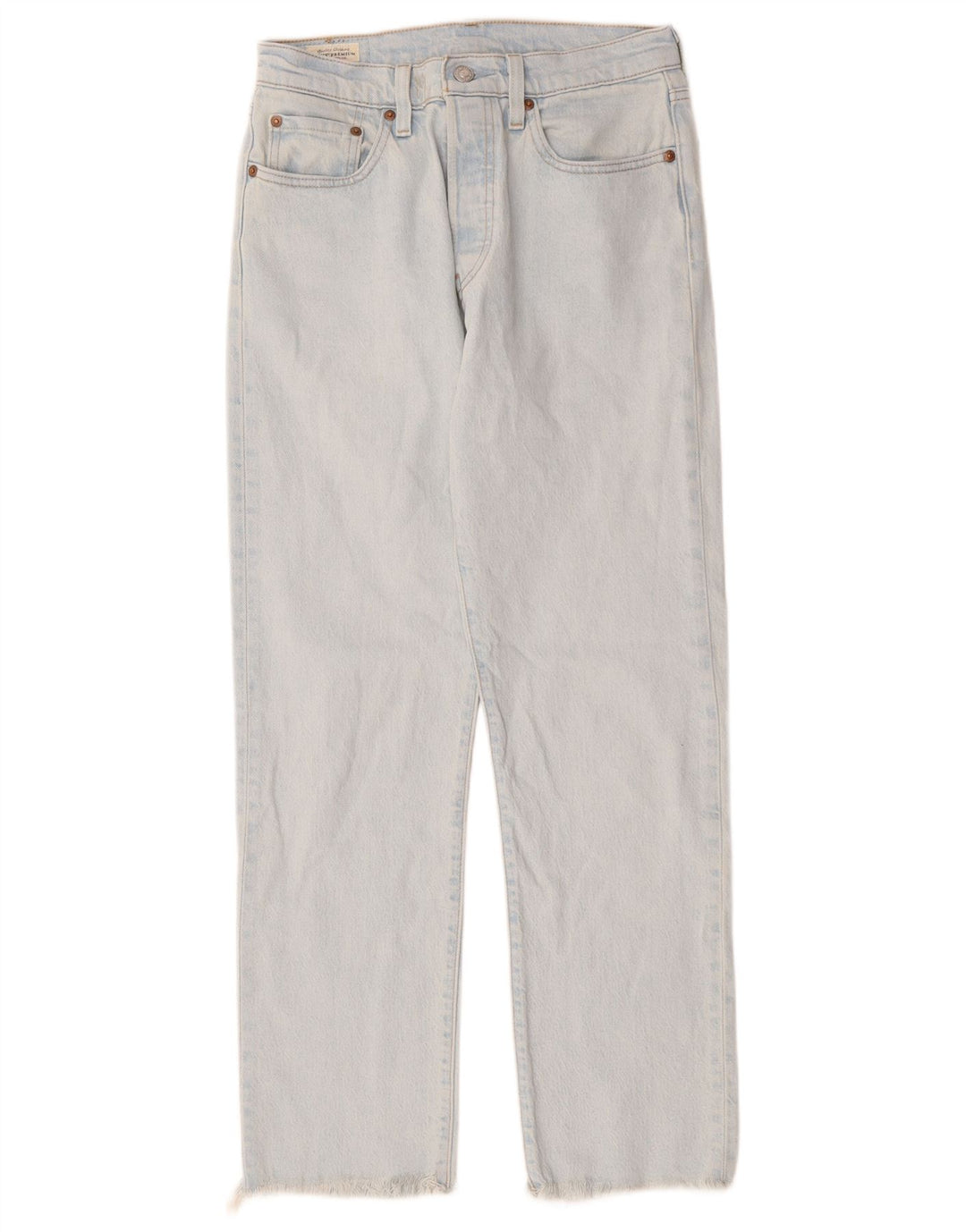 Levi's Jean Droit 501 Femme W27 L28 Bleu Coton