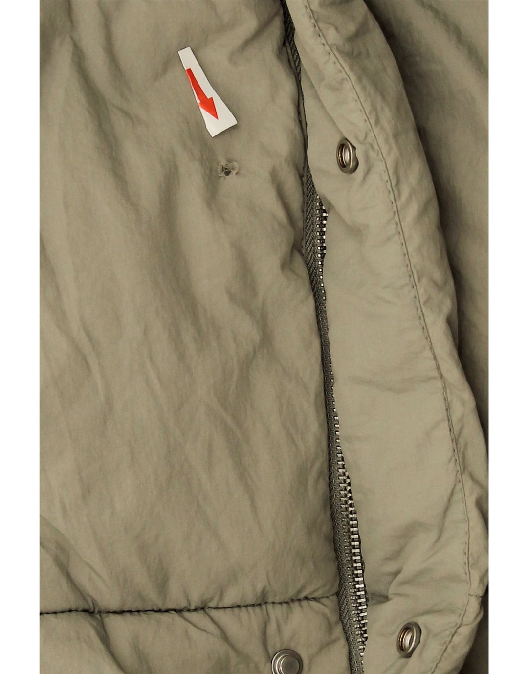 Zara Gilet Rembourré Garçon 13-14 ans Kaki Nylon