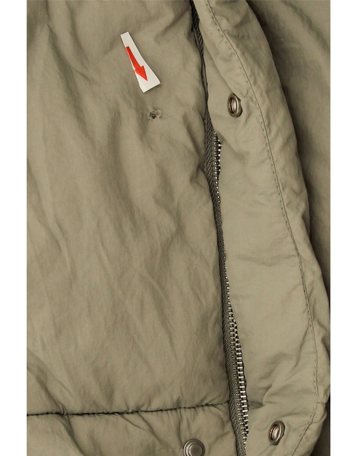 Zara Gilet Rembourré Garçon 13-14 ans Kaki Nylon