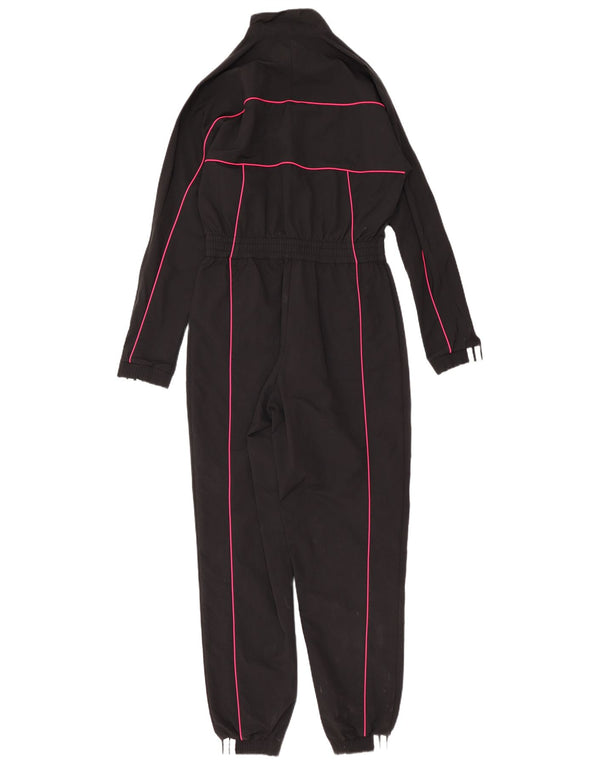 Adidas Combinaison graphique à manches longues pour femme UK 6 XS Noir Polyamide