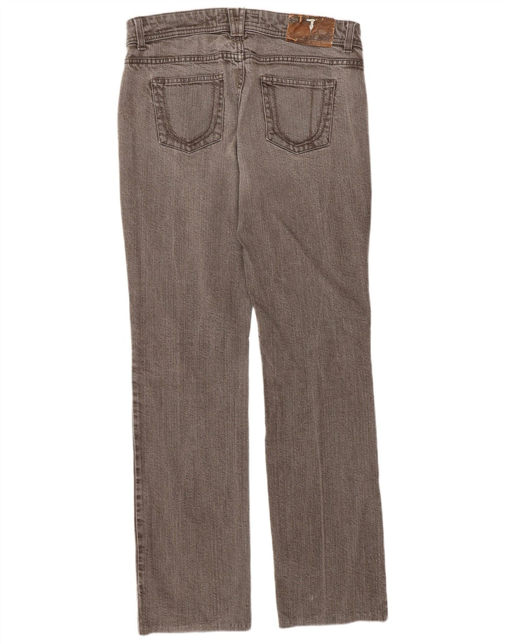 Trussardi Femme Jean Droit W28 L30 Marron Coton