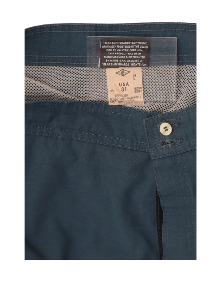 Bear Short de Bain Homme Bleu Marine Moyen Colorblock Polyester