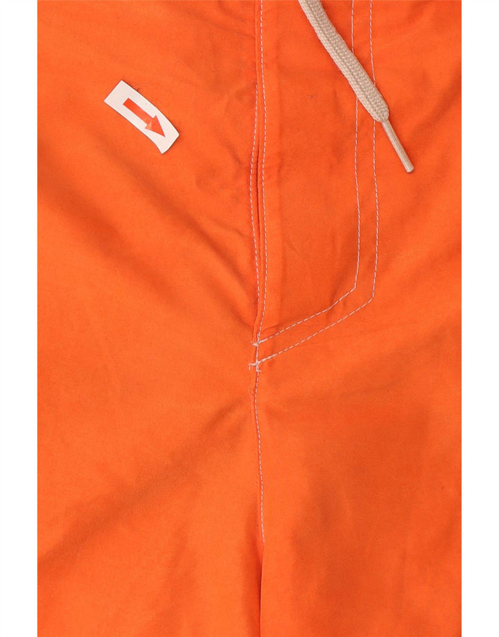 Fila Short de Bain Graphique Homme Large Orange Colorblock Polyester