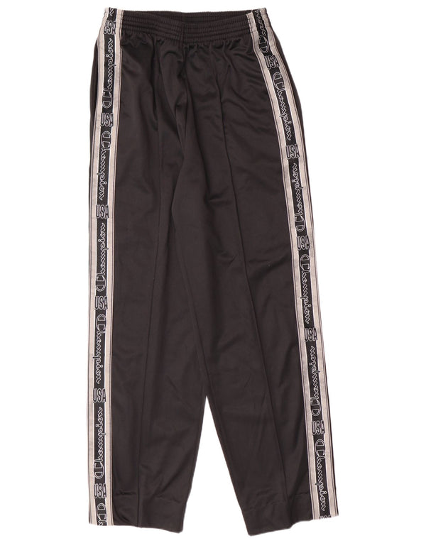 CHAMPION Pantalon de Survêtement Graphique Homme Noir Moyen Polyester