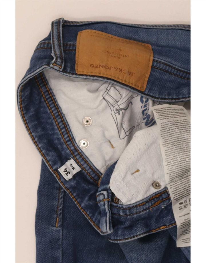 Jack & Jones Jean Slim GLENN Femme W34 L34 Bleu Coton