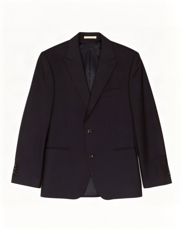 Marks & Spencer Veste blazer à 2 boutons pour homme UK 38 en laine bleu marine moyen