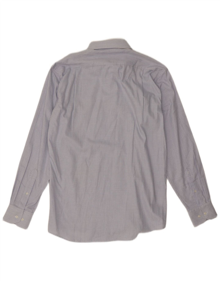Pierre Cardin Chemise Flanelle Homme Bleu Moyen Carreaux Coton