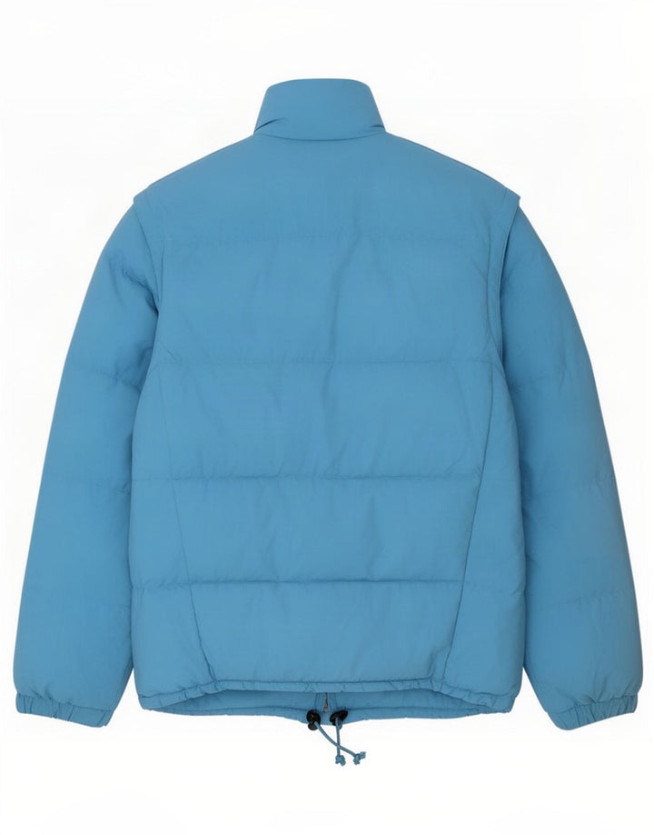 veste rembourrée homme vintage UK 40 Grand Polyamide Bleu