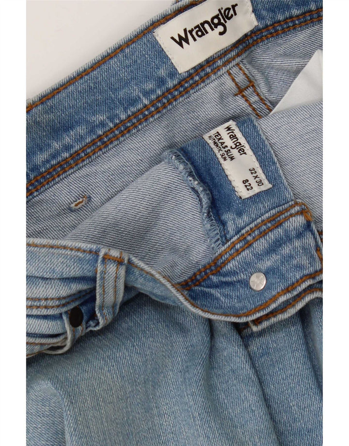 Wrangler Jean Slim Texas Homme W32 L30 Bleu