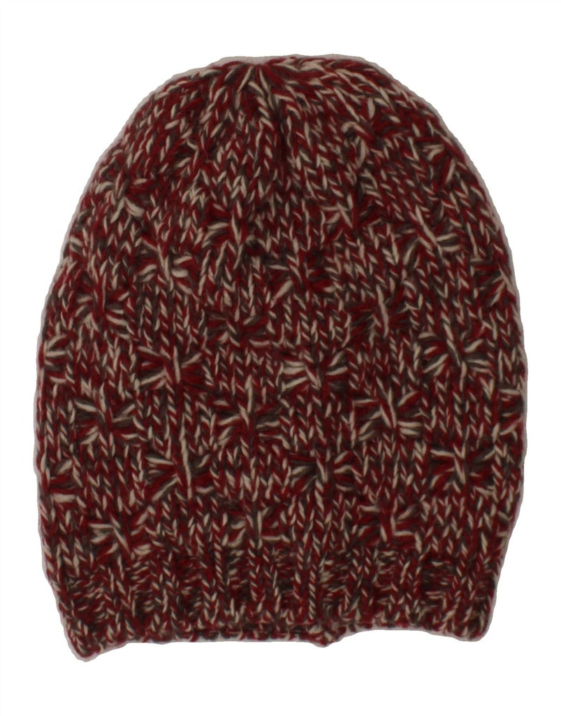 JAMES LAKELAND Mens Knit Beanie Hat One Size Red Flecked Wool Vintage James Lakeland and Second-Hand James Lakeland from Messina Hembry 