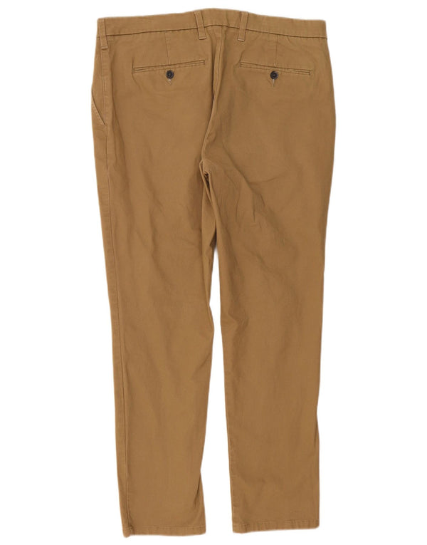Marks & Spencer Pantalon Chino Slim Fit Homme W36 L29 Coton Beige
