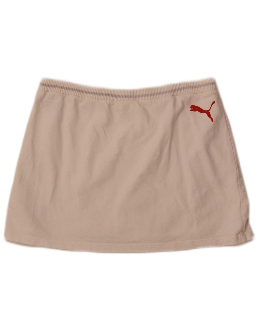 Puma Mini-jupe graphique femme Medium W32 Blanc