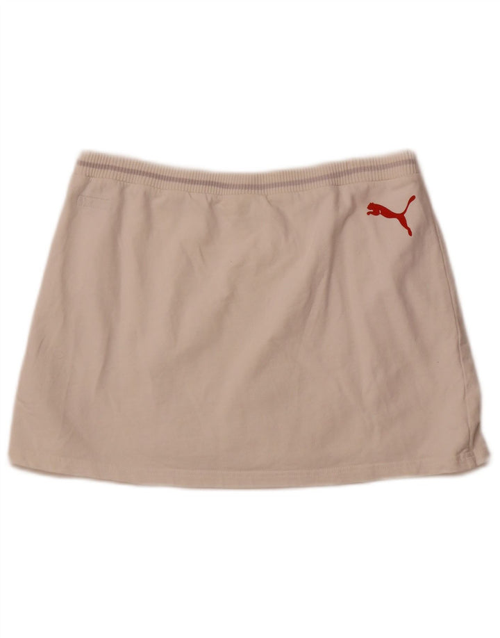 Puma Mini-jupe graphique femme Medium W32 Blanc