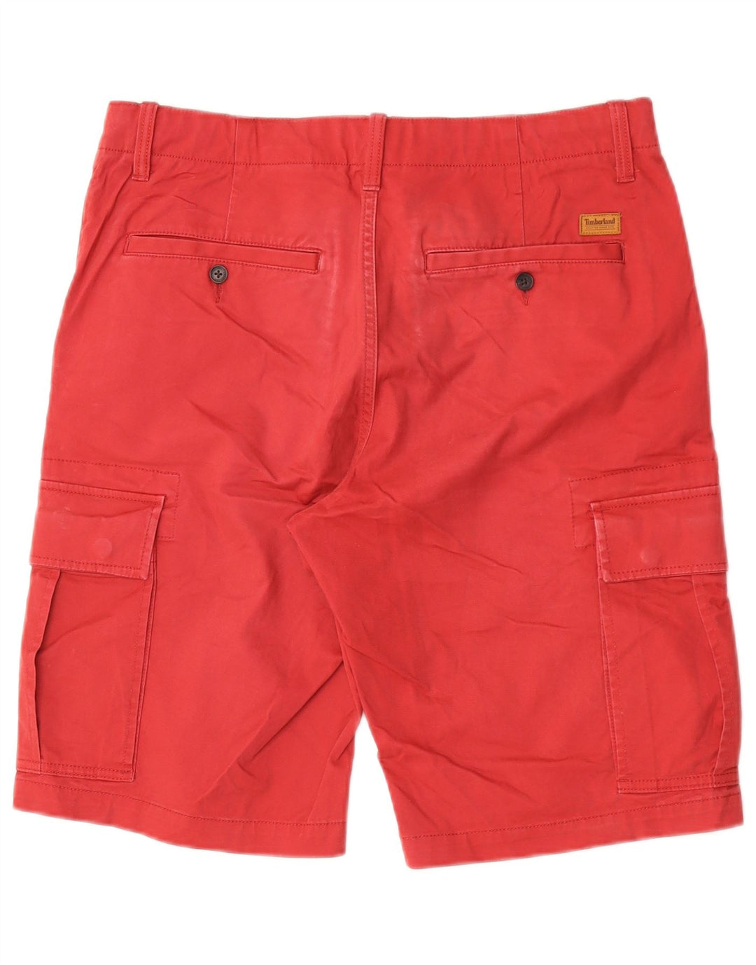 Timberland Short cargo coupe décontractée W31 pour homme en coton rouge moyen