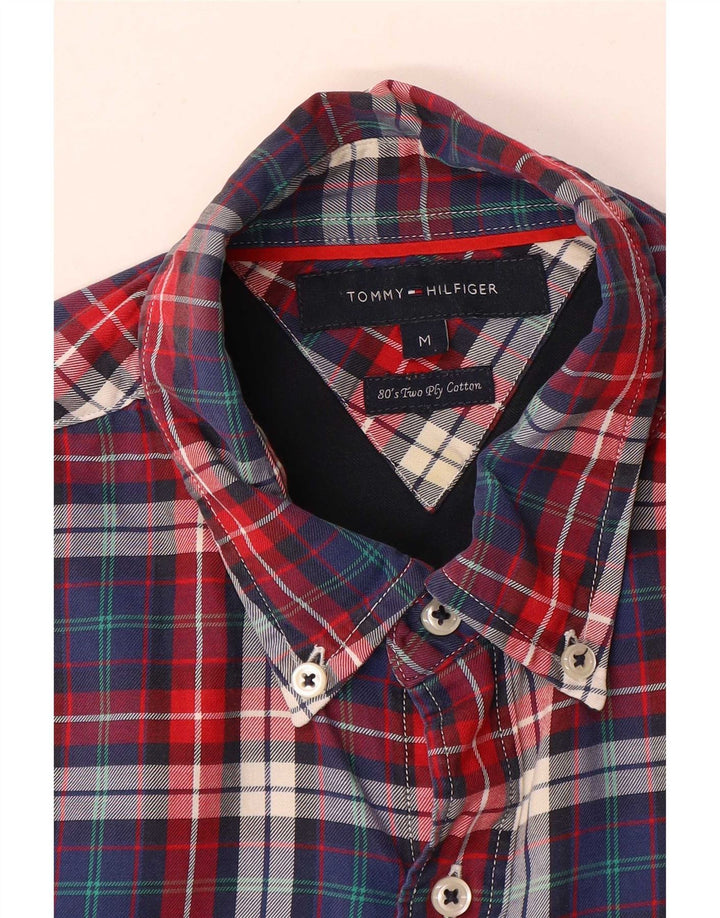 Tommy Hilfiger Chemise Homme Rouge Moyen Plaid Coton