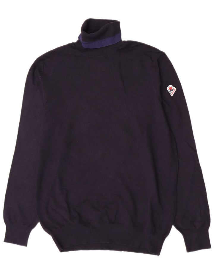 Invicta Pull col roulé pour femme 2XL Bleu marine
