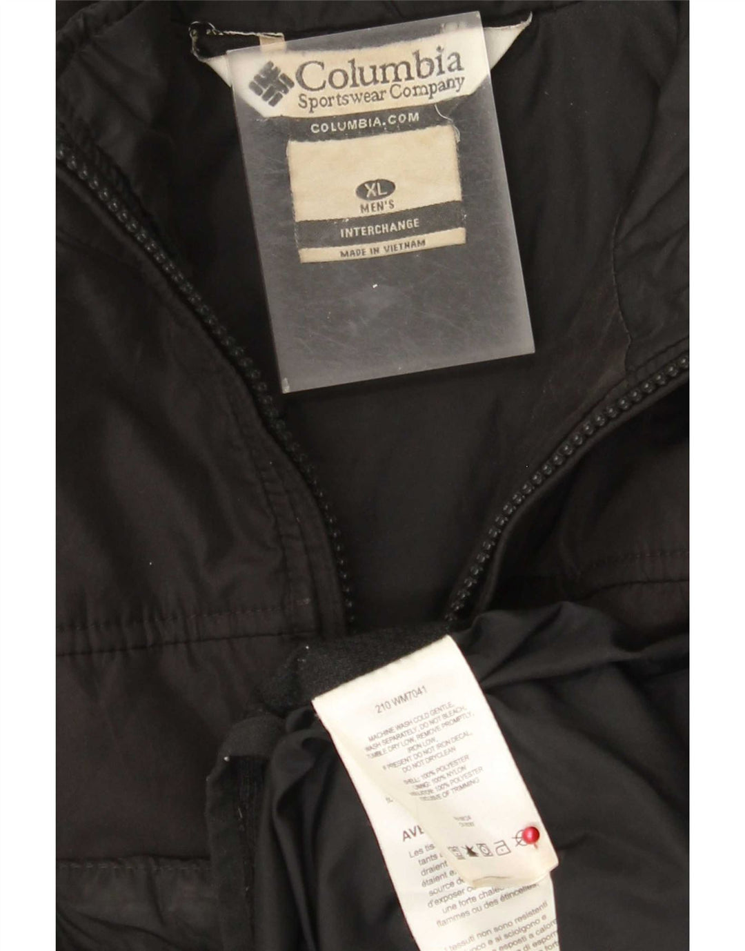 Columbia Veste Bomber Interchange Liner Homme UK 42 XL Noir Polyester