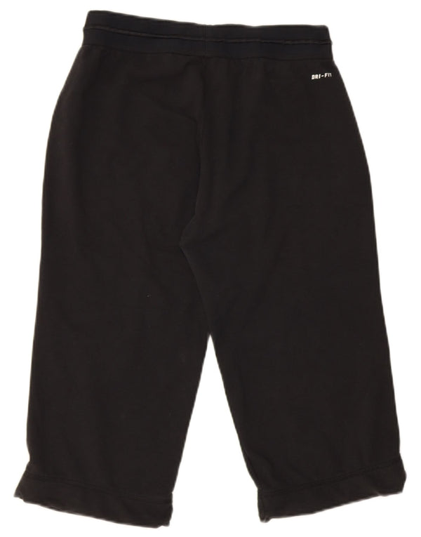 Nike Pantalon de survêtement Capri Dri Fit Graphic pour femme UK 12 Noir moyen