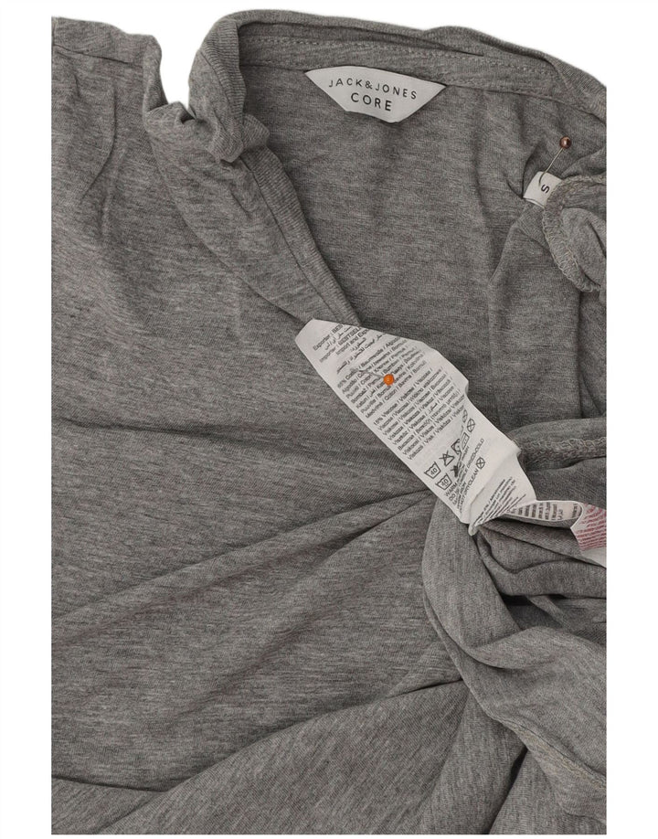 JACK & JONES T-Shirt Graphique Homme Petit Gris Coton